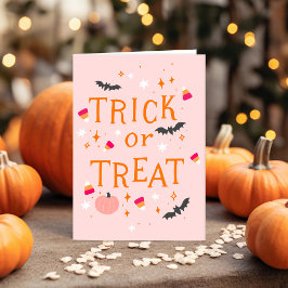 Agradecimento Trick Ou Tratar Cartão De Saudação De Halloween Ro