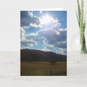 Agradecimento Um cartão de encorajamento