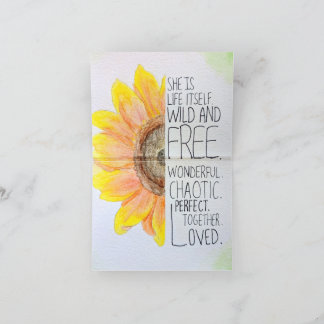 Agradecimento Uplifing Watercolor — Cartão de Encorajamento do G