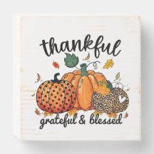 Agradeço ao Feliz Abençoado Abençoado Pumpkin do o