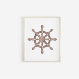 água-color vintage roda de ovelha impressão