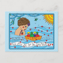 Água é Vida - Cartão postal