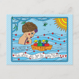 Água é Vida - Cartão postal