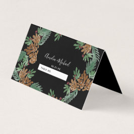 Água-forte de Natal Pinhas Casamento Assentos