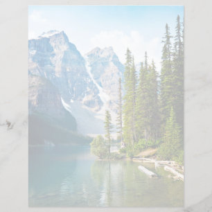 Água Lago Moraine, Canadá