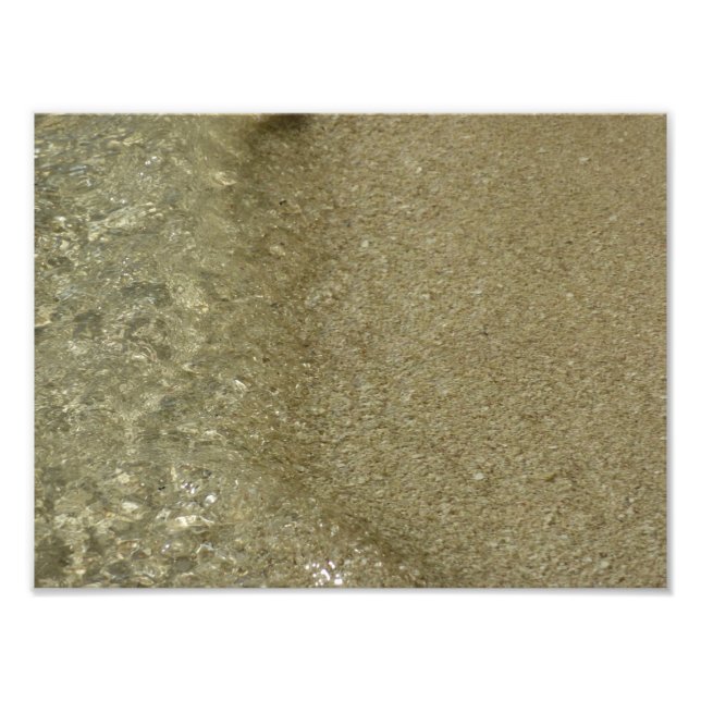 Água na fotografia da Abstrato da Beach II (Frente)