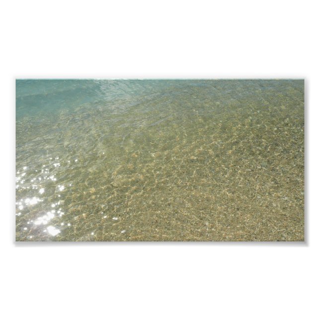 Água na fotografia da Abstrato Nature Beach I (Frente)