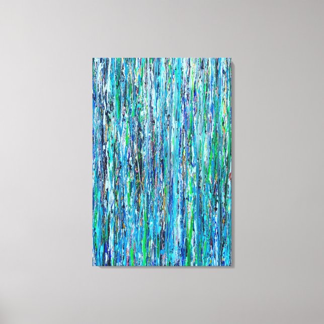 Água sob a ponte Canvas 24x36 (Frente)