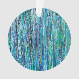 Água sob o ornamento da ponte