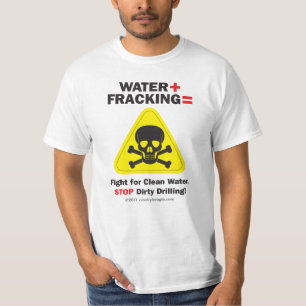 Água + T-shirt 2 de Fracking
