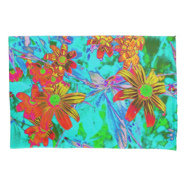 Água Tropical com Flores Amarelas e Laranjas (Frente)