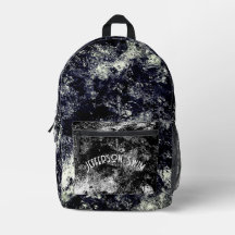 Água Tumbindo Preta e Branca