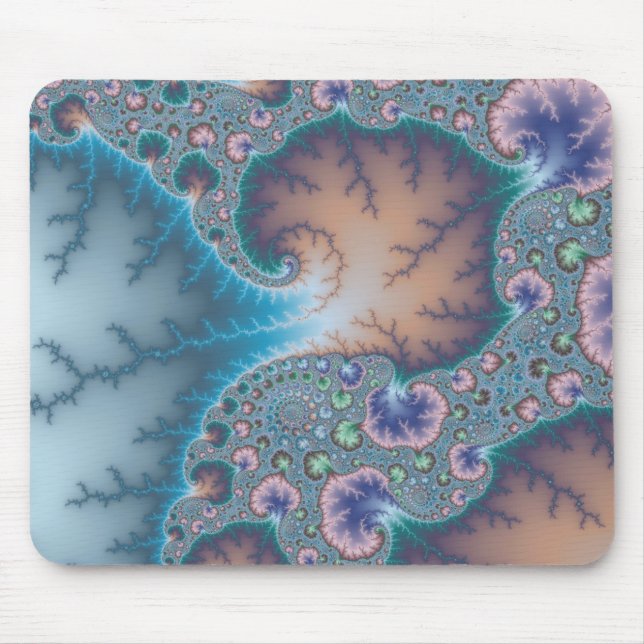 Água-viva - Mousepad Fractal (Frente)