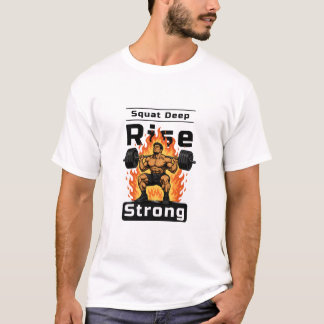Aguache-se Profundo. Erga-se Forte. - Camiseta de