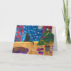 Aguardando Cartão de Saudação de Natal