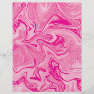 Aguarela de mármore cor-de-rosa 8,5" X 11" papel