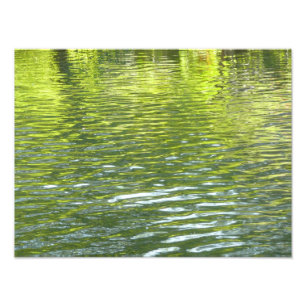 Águas de Oak Creek Amarelo e Verde Foto