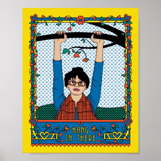 Aguente firme lá_B_8x10 Poster (Frente)