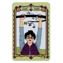 Aguentem Ali_A_4x6 No Íman Do Refrigerador