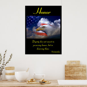 Águia 8 dos posters da honra