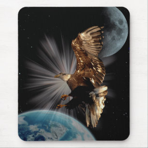 Águia americana "POSSIBILIDADES" Mousepad