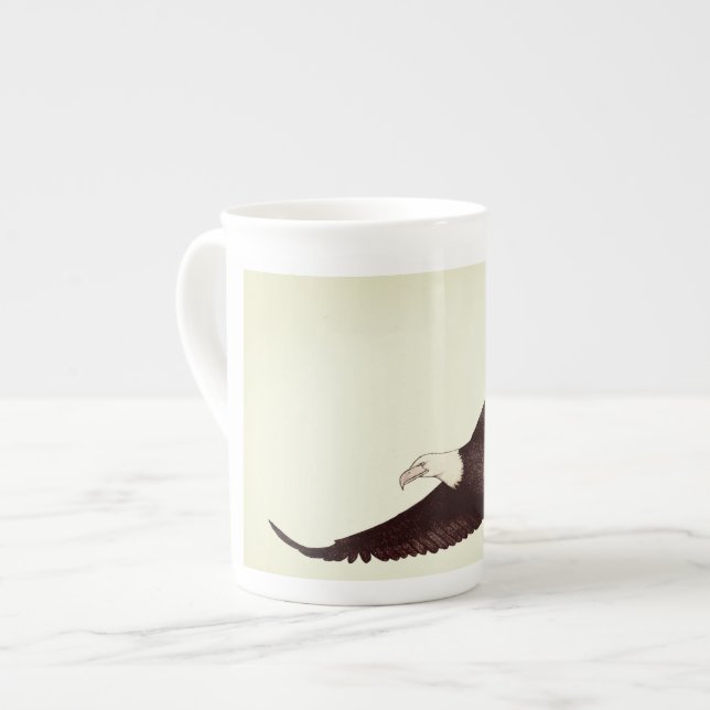 Águia, caneca, xícara de chá, caneca de café (Frente Esquerda)