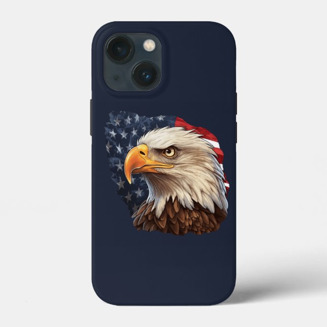 Águia Careca da Bandeira Americana (Verso)