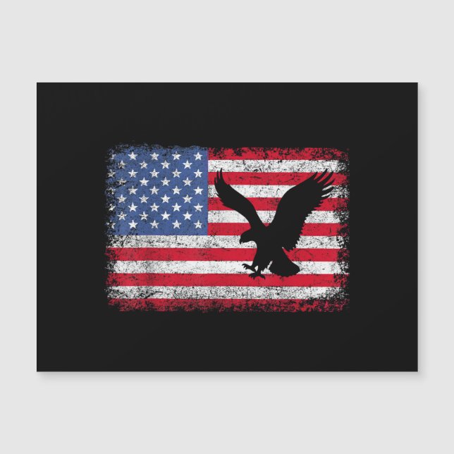 Águia da Bandeira Americana EUA (Frente)