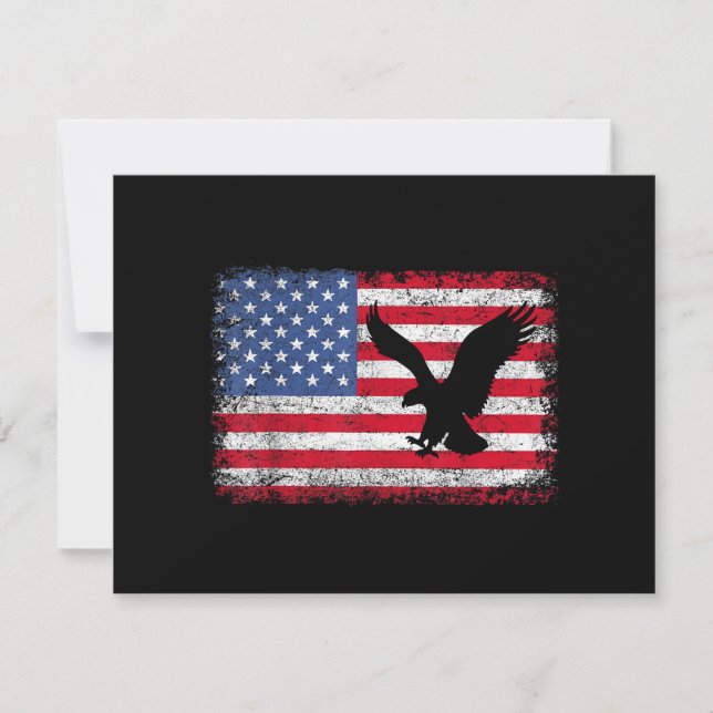 Águia da Bandeira Americana EUA (Frente)
