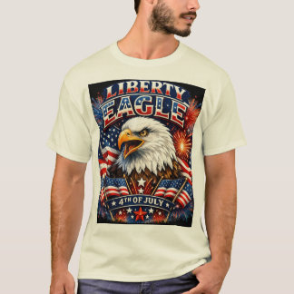 Águia da Liberdade – Camiseta Patriótica Ousada de