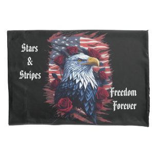 Águia da Liberdade Listras Estrelas Bandeira Ameri