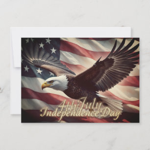 Águia de 4 de Julho com Bandeira Americana