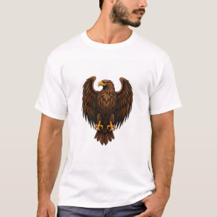 "Águia Majestosa: Camiseta Ousada e Poderosa"