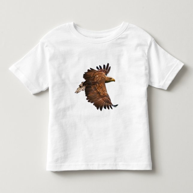 Águia na Camisa do Toddler do Voo (Frente)