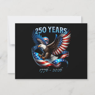 Águia Patriótica e Bandeira 250 Anos 1776-2026