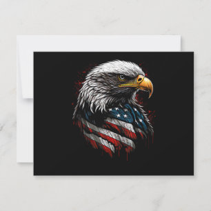 Águia Patriótica EUA Bandeira Americana 4 de Julho
