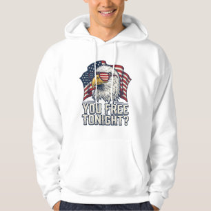 Águia Patriótica Você É Livre Esta Noite Camisa Vi