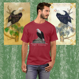 Águia, Personalizar T-Shirt de Texto da Cidade
