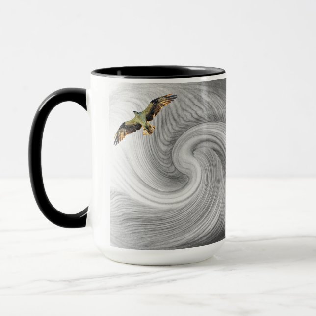 Águia-pescadora. Caneca (Esquerda)