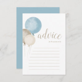 Ah, garoto! Cartão de Aviso do Balão de Aquarela