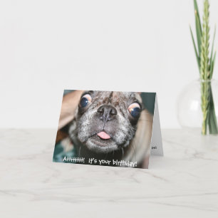 AHHH!  É seu aniversário! Cartão de Aniversário