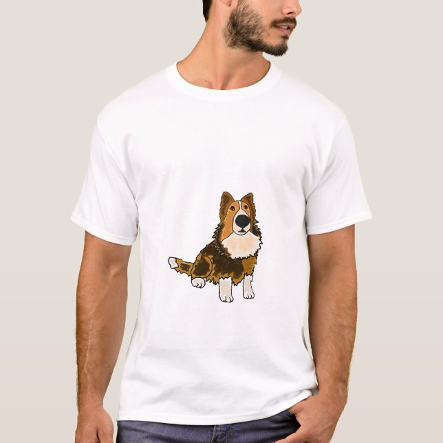 AHL- camisa dos desenhos animados do cão de (Frente)