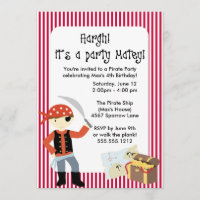 {ahoy, amigo!} convite de festas do pirata