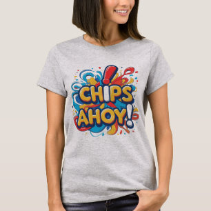 Ahoy! Camisa T - Estilo doce e divertido