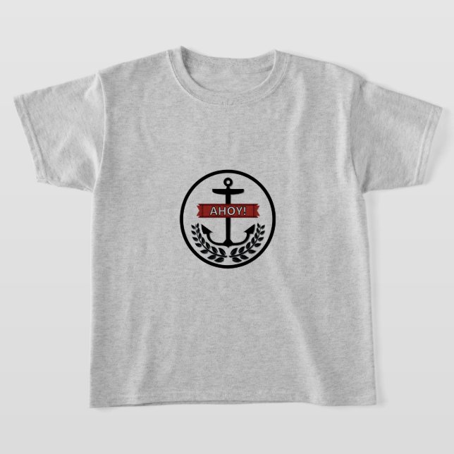 Ahoy - Camiseta Básica Infantil (Postura )