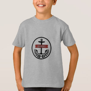 Ahoy - Camiseta Básica para Crianças