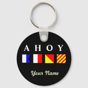 Ahoy chaveiro personalizado