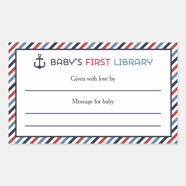 Ahoy, é um adesivo de livros (Frente)