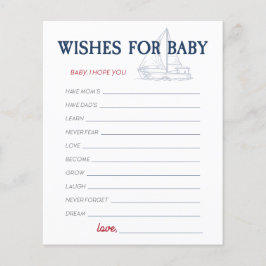 Ahoy É um Chá Náutico Garoto Desejos por Bebê