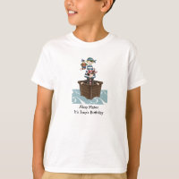 Ahoy t-shirt dos miúdos dos companheiros